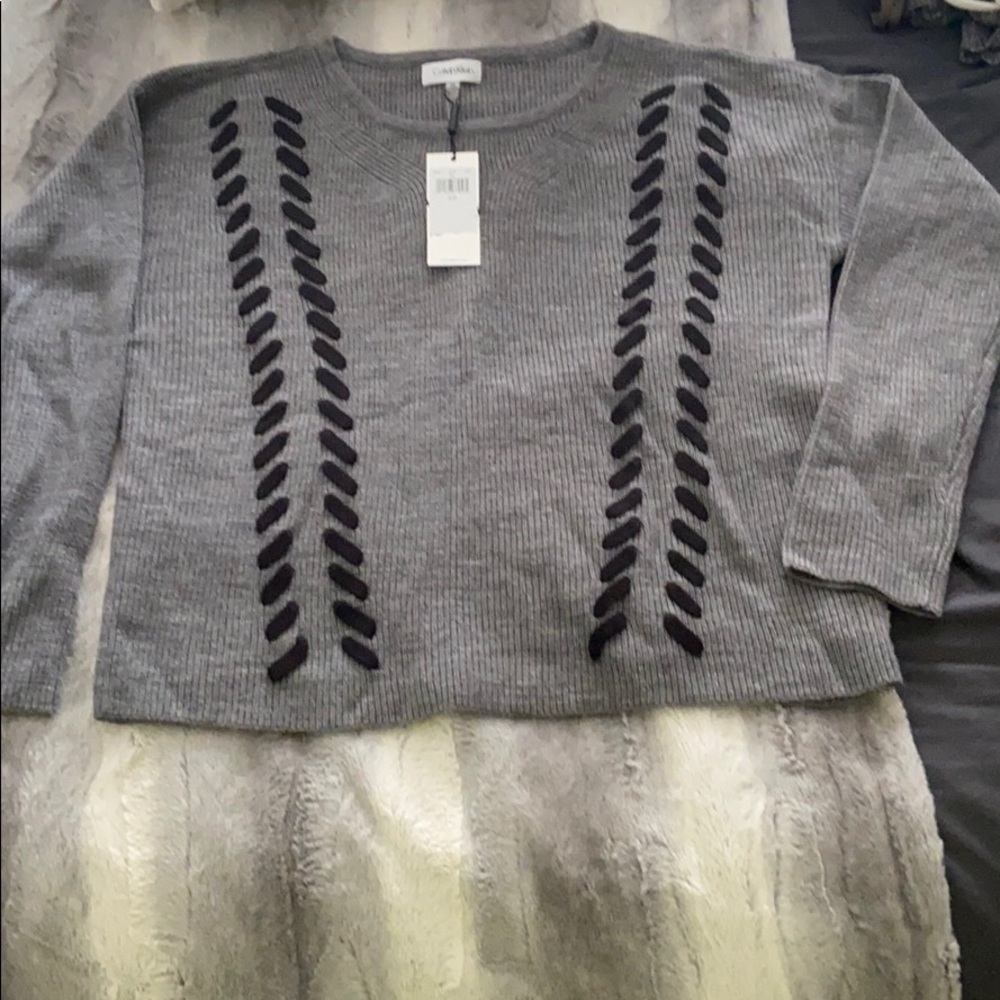 Stretchy Grey Sweater